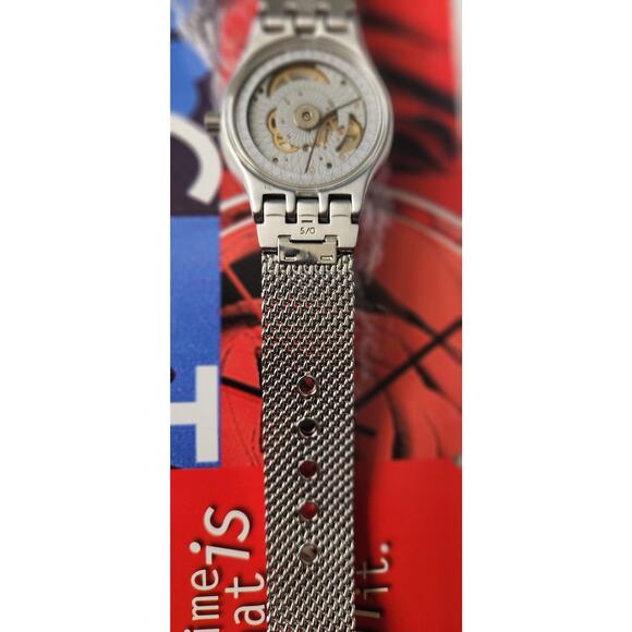 Swatch Watch SISTEM MECHE YIS418M 2018 Sistem51 Irony New In Box Milanese Band - Picture 9 of 14